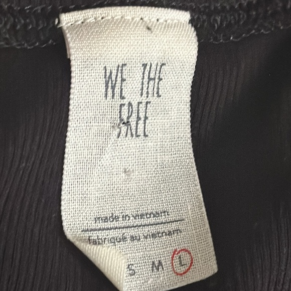 WE THE FREE PEOPLE Grapevine Tunic Long Top Dress Black Size L Flowy Boho Casual - Picture 11 of 14